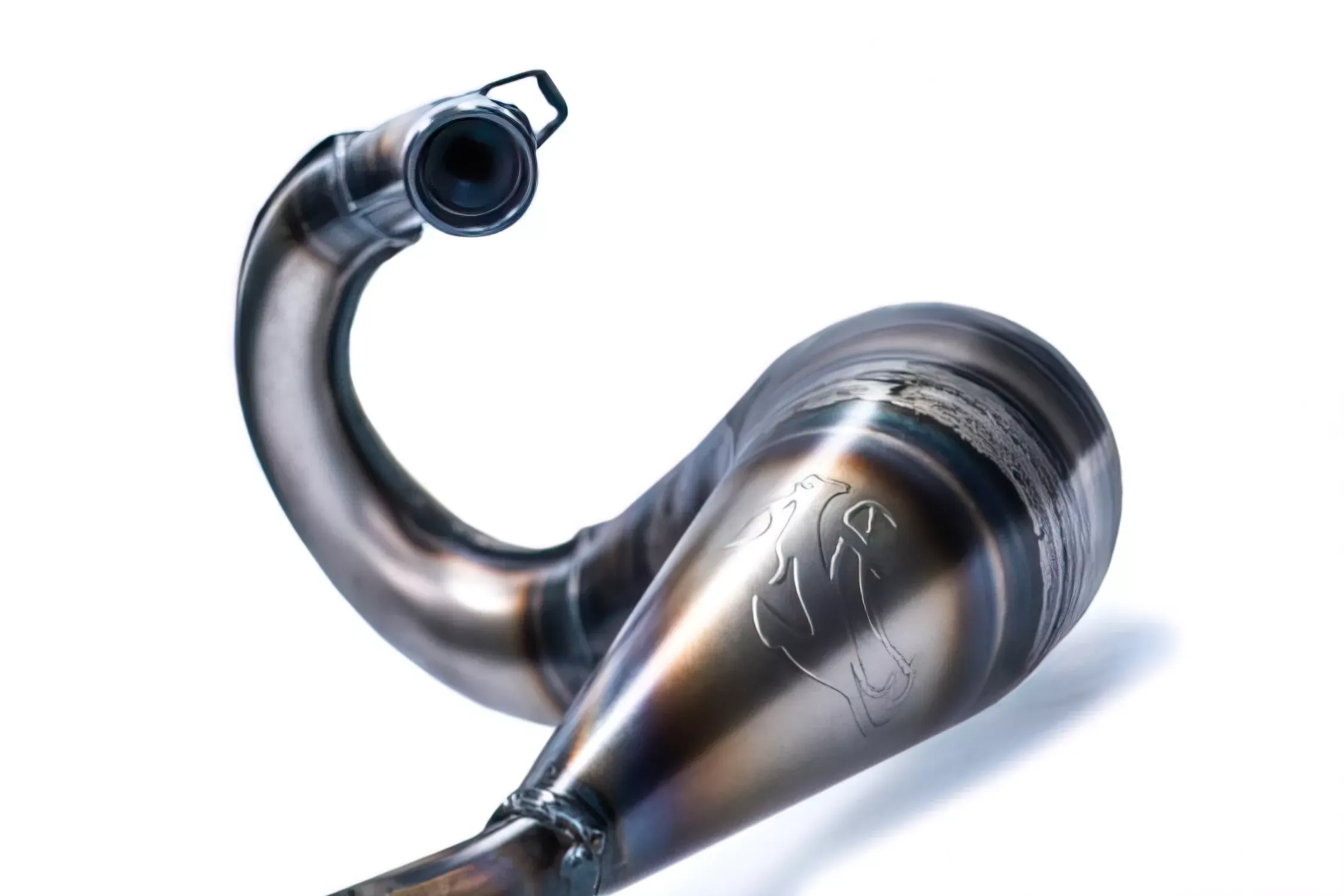 Voca Cross Rookie Uitlaat 50/70CC Rode Geluiddemper CE Sherco 50CC