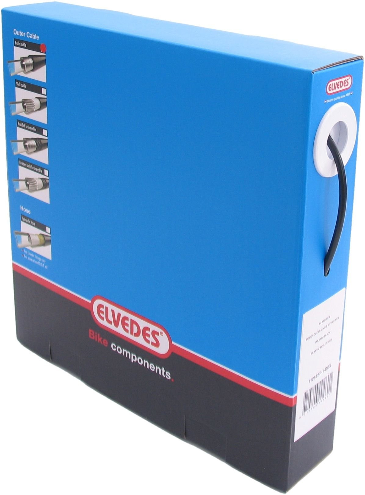 Schakel Buitenkabel Elvedes Met Voering 30 Meter Ø5,0mm Zwart (30 Meter in Doos)