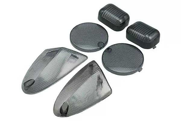 Knipperlicht Set STR8 (4) Met Achterlicht Aprilia SR50 2000-2005 Zwart