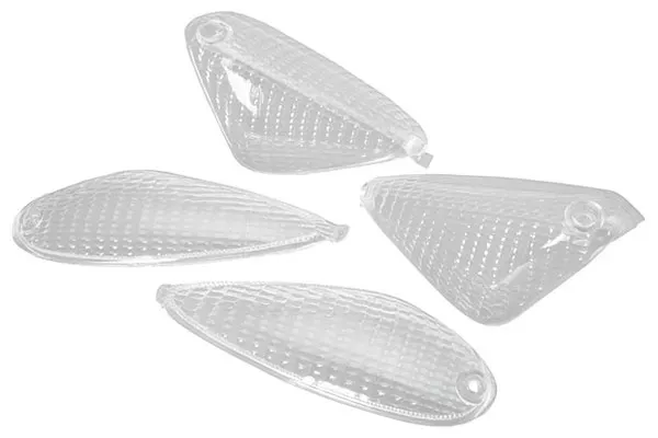 Indicatorlens Set STR8 (4) Piaggio NRG MC² Extreme / MC³ Wit