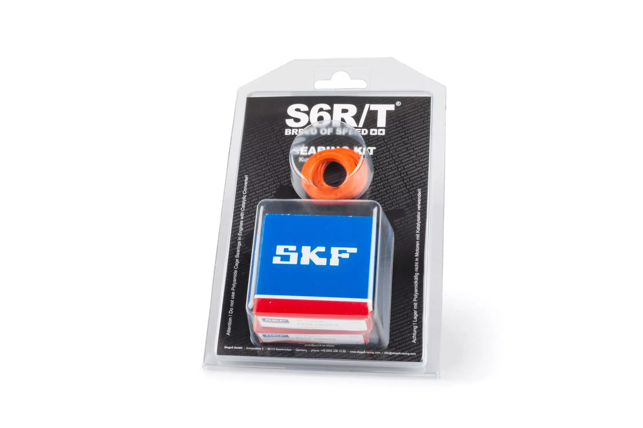 Krukaslagers en keerringen Stage 6 R/T C4 Peugeot horizontaal - Polymeer Kooi