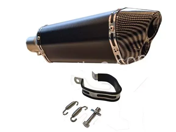 Uitlaat Alpha Styling - Piaggio Zip / Vespa Sprint 4T -  iGet Euro 4 (Zwart / Carbon)