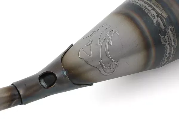 Uitlaat Voca  Racing 70/80CC Derbi Senda Carbon Look