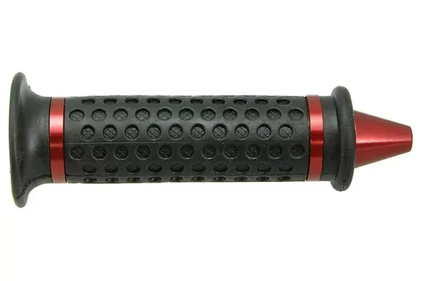 Grips STR8 Konik Kegelvormige Eindkappen Zwart / Rood