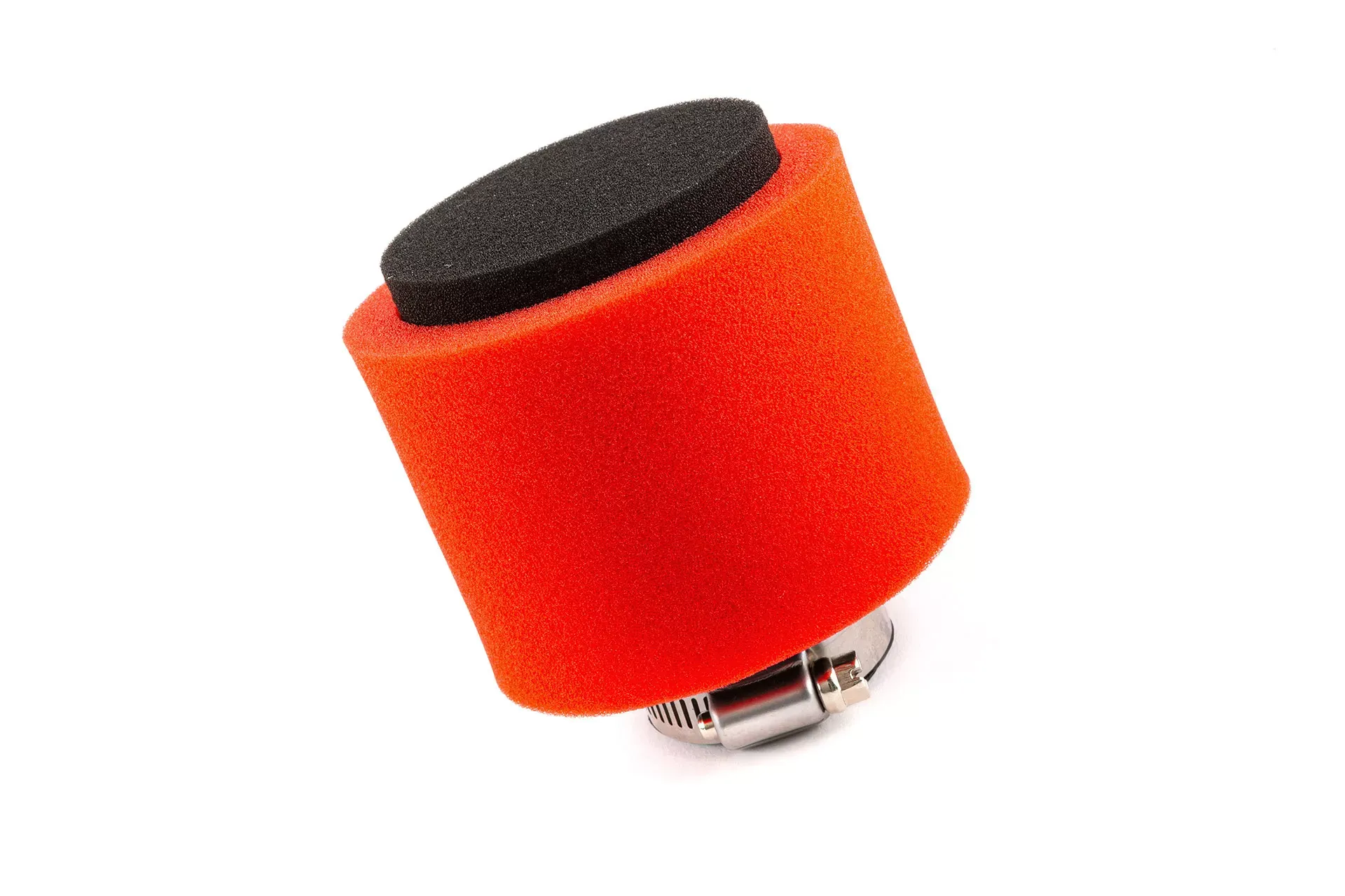 Luchtfilter DubbeleLaag Hoek 30 Deg. D.35MM Rood / Zwart