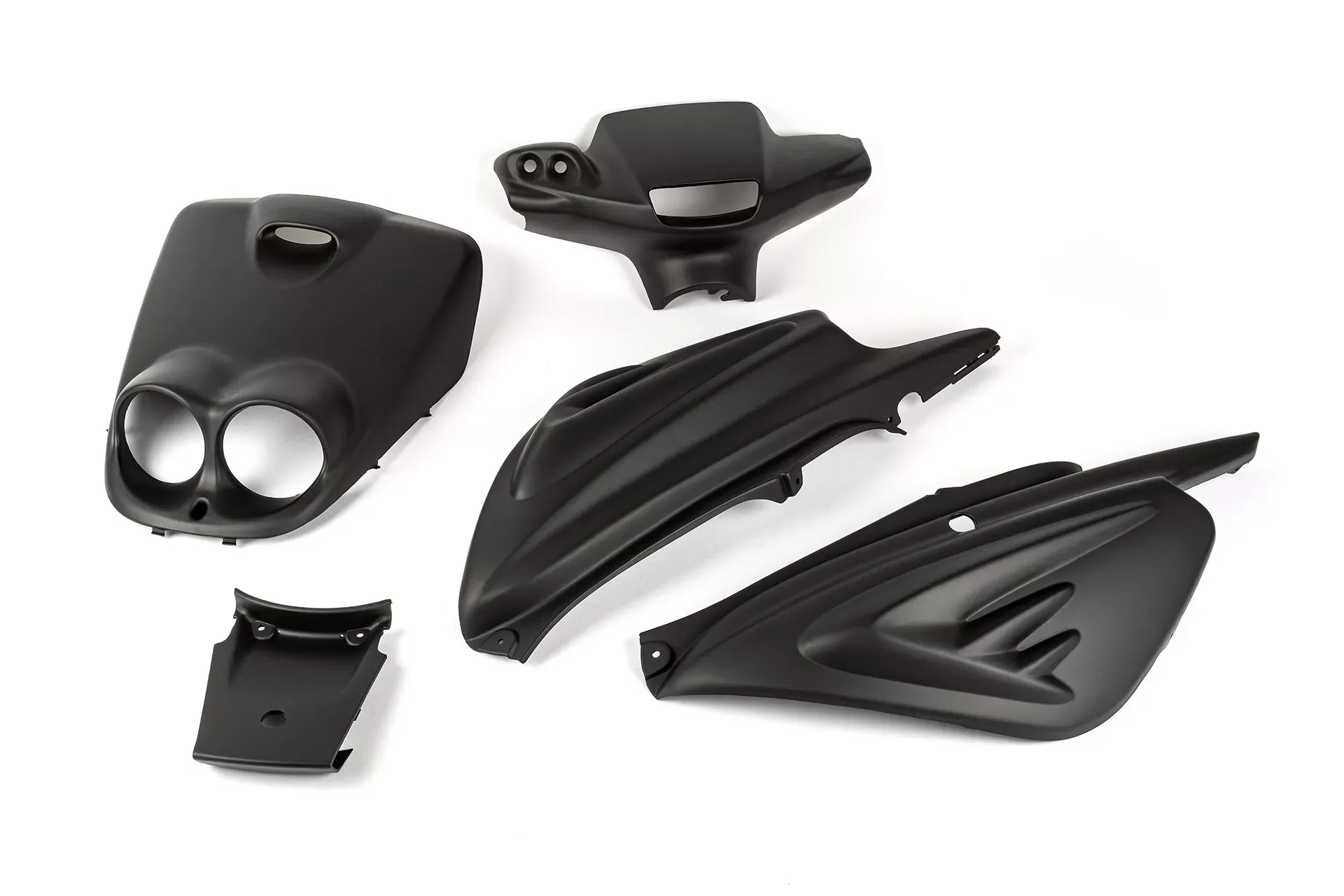 Kuipset 5 Stuks. Zwart Matte Yamaha Spy