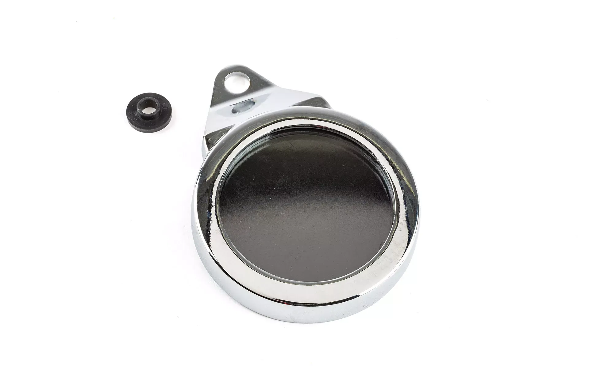 Belstingschijfhouder Rond Aluminum Chroom