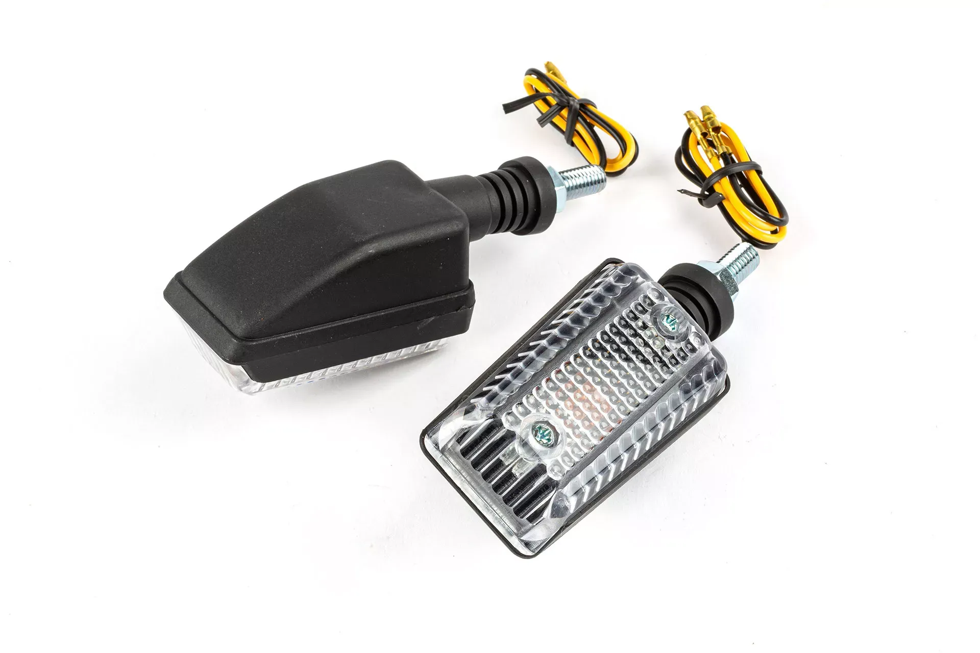 Indicatoren Mini RechthoekV2 12V - 10W Zwart / Wit