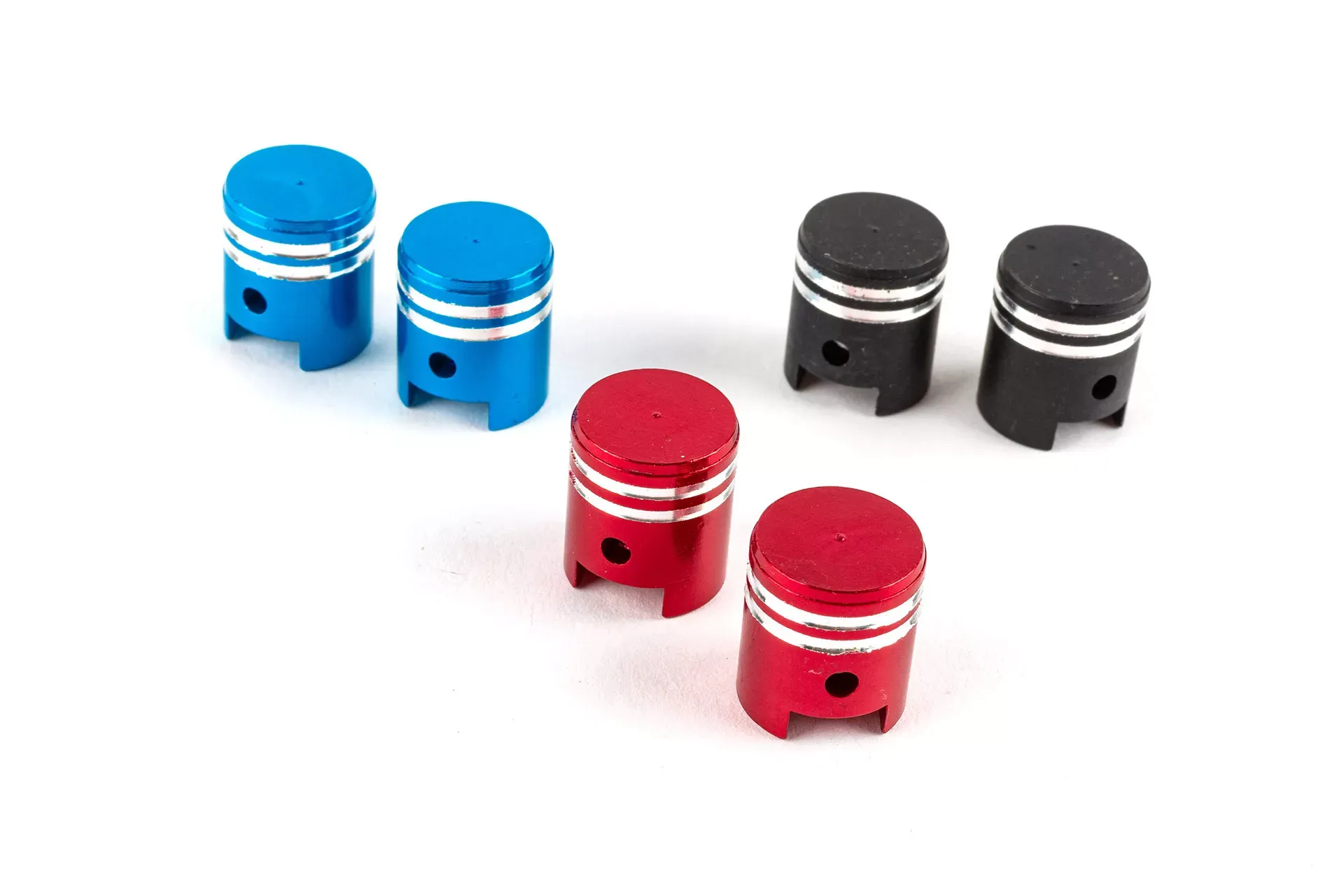 Ventielen Zuiger Geanodiseerd Blauw