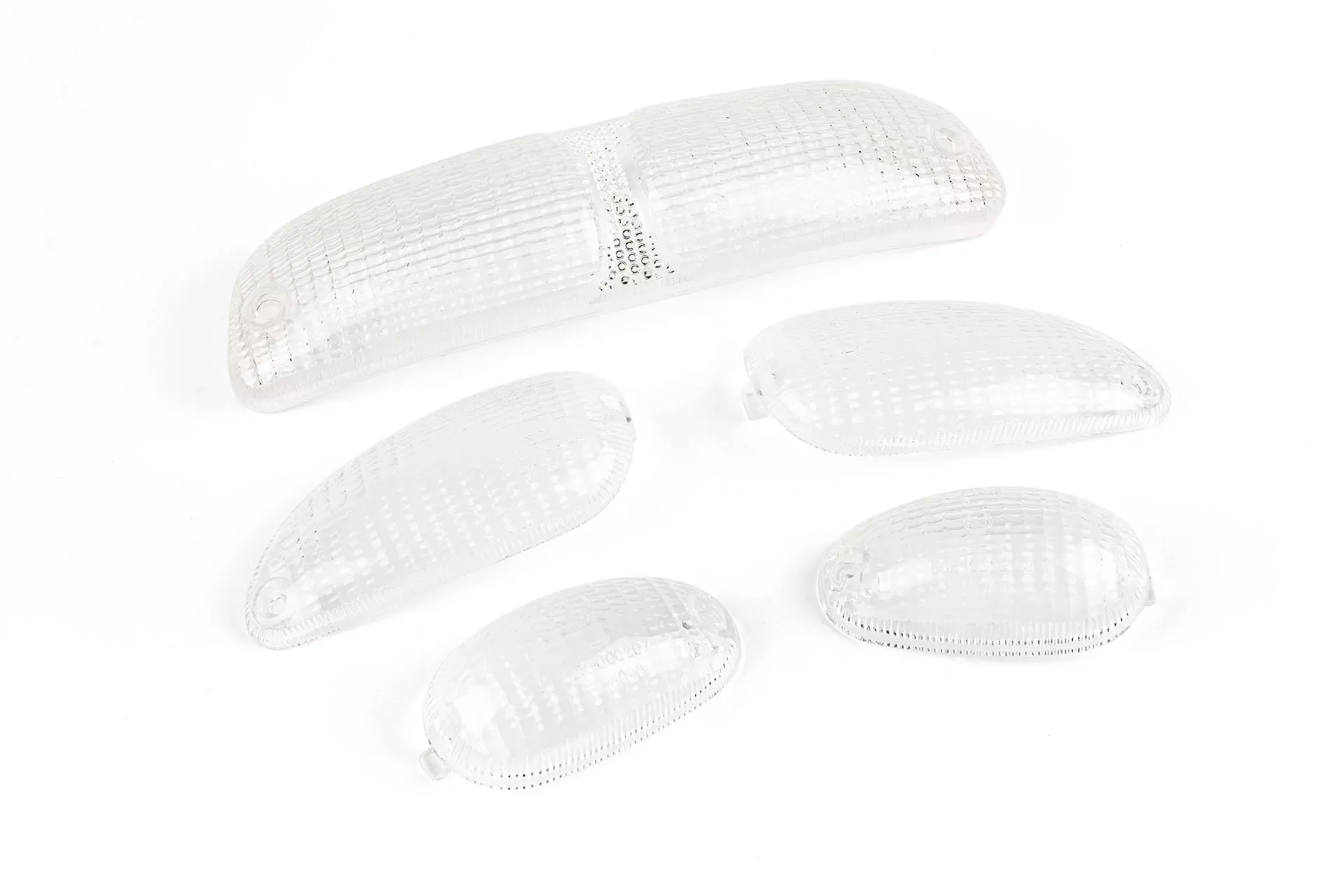 Lens Set (4) Indicatoren + Achterlicht Wit Piaggio Typhoon / NRG