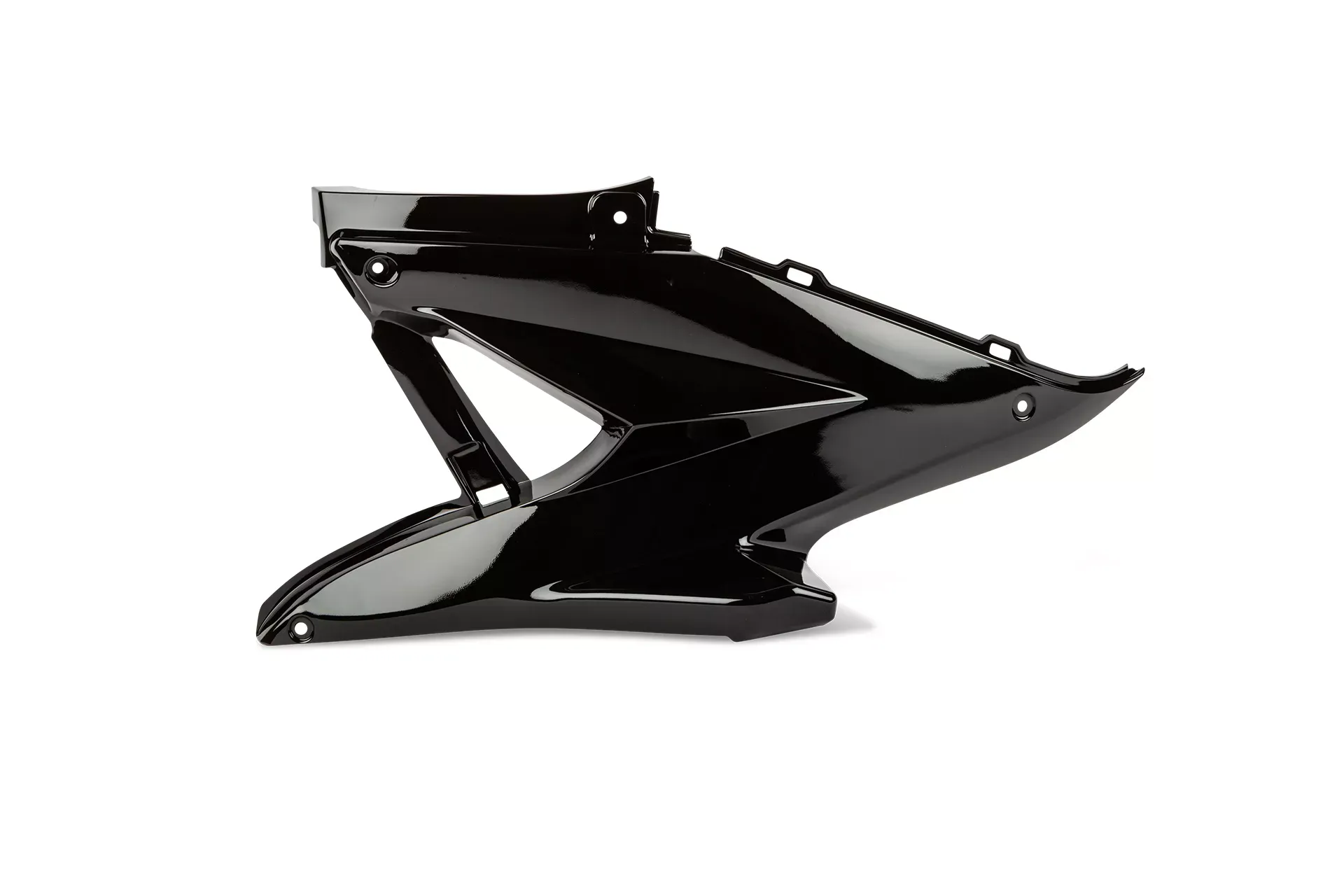 Motorzijpanelen Links + Rechts Yamaha Aerox / MBK Nitro Voor 2013 Zwart