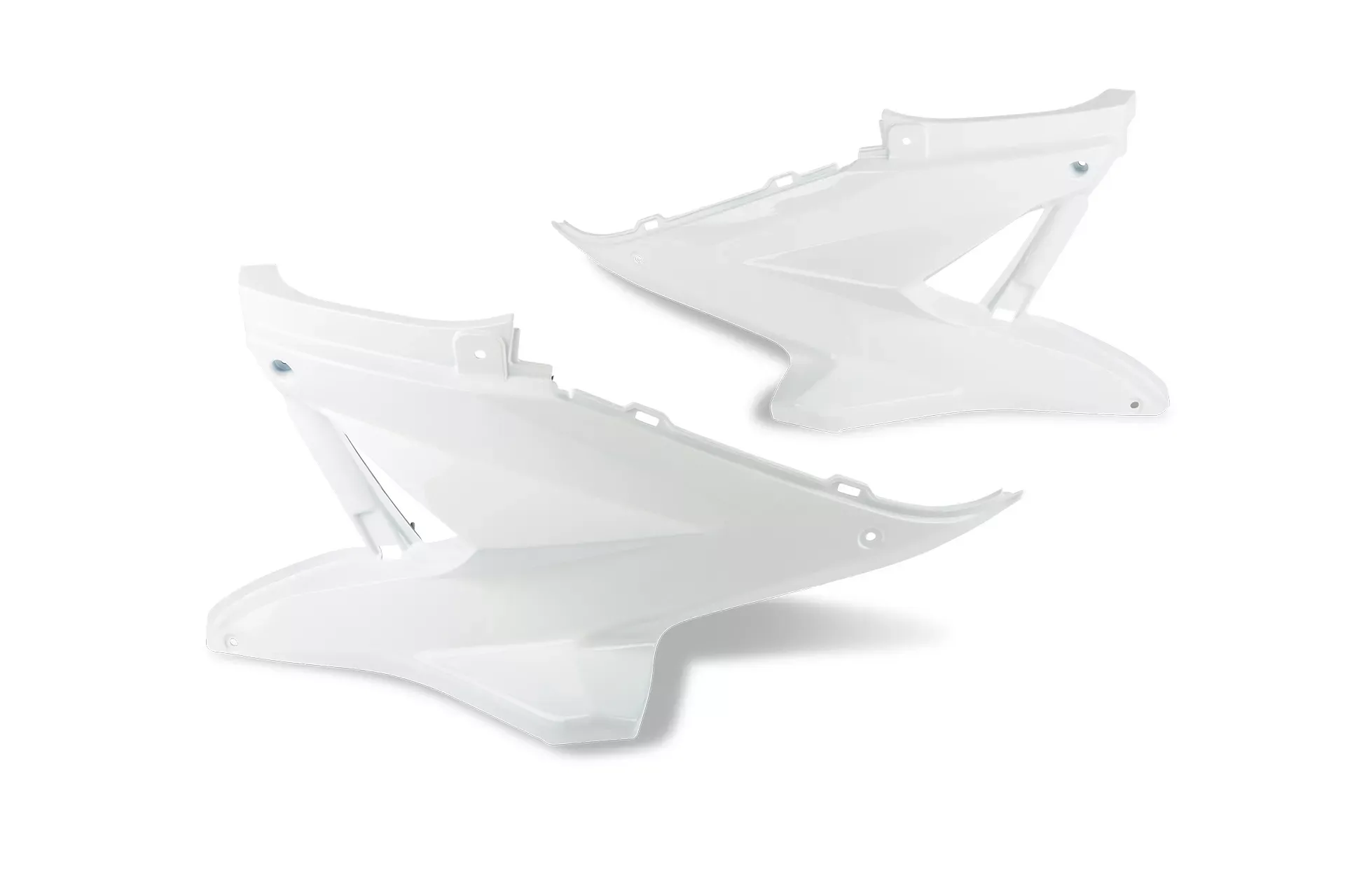 Motorzijpanelen Links + Rechts Yamaha Aerox / MBK Nitro Voor 2013 Wit