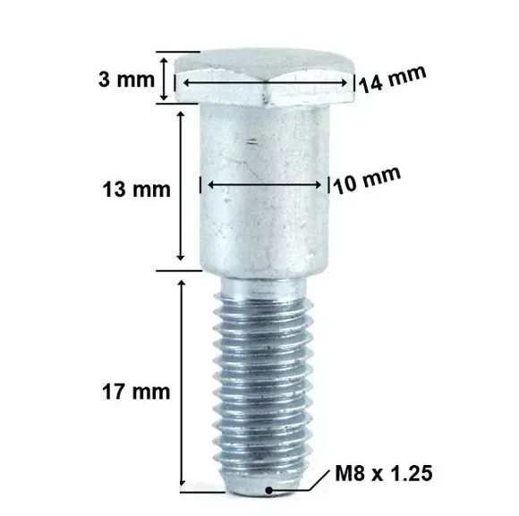 Bout zijstandaard Sym Mio (90108-M9Q-000)