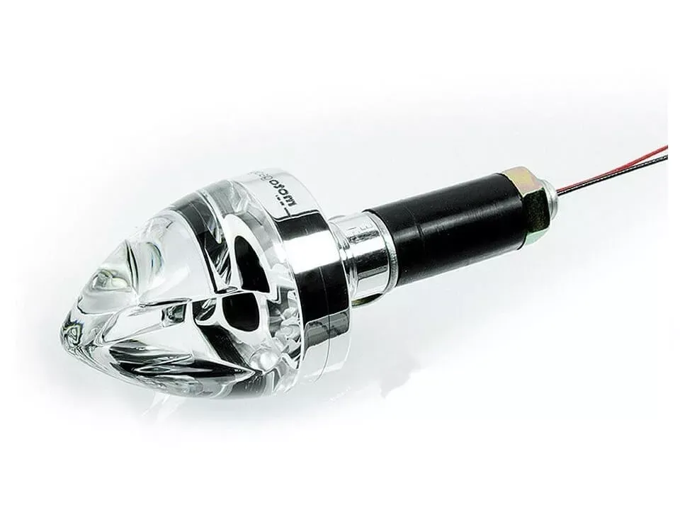 LED Richtingaanwijzer Stuuruiteinde gepolijst