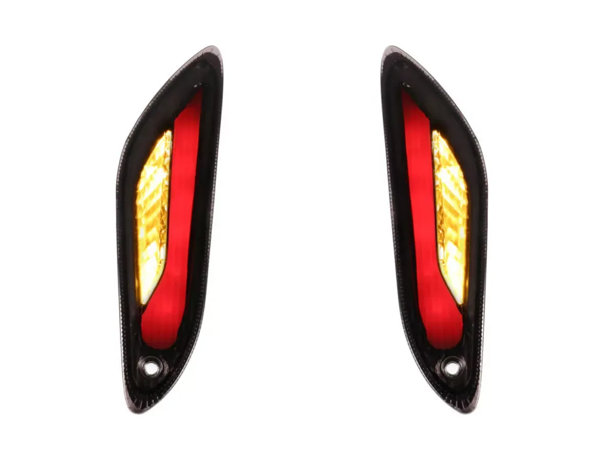 Smoke LED knipperlicht set achterzijde Vespa Primavera / Sprint