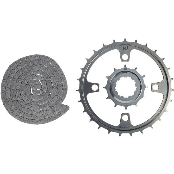 Aandrijfset Enduo Cargo Enviolo Bosch Gen4 Geschikt Voor E-Bikes Zilver