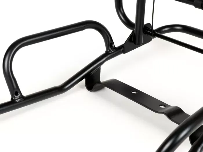 Achterdrager Neerklapbaar MOTO NOSTRA Vespa PK S, PK XL, PK XL2 Zwart