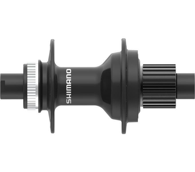 Achternaaf 12 Speed Shimano FH-MT410 Center Lock 142 mm Inbouwbreedte 36 Gaats Met 12 mm Steekas Zwart
