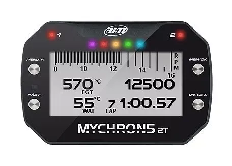 Aim Mychron 5S 2T laptimer (2x Temperatuur)