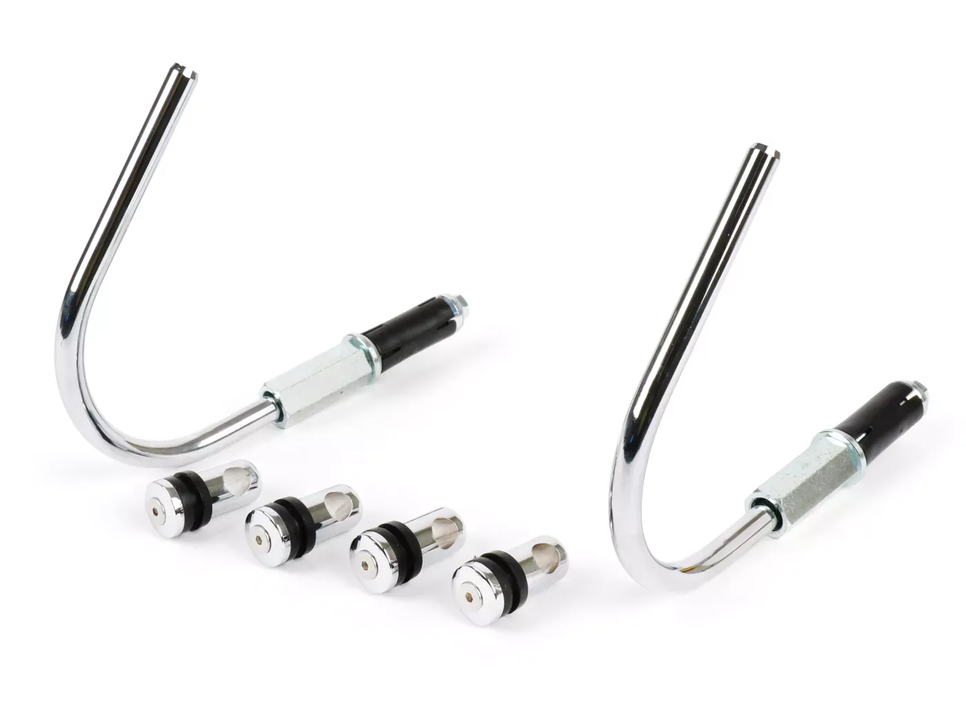 Beugel Voor Windscherm Vespa GT, GTL, GTS, GTS Super - Moto Nostr - Chroom