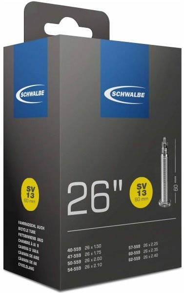 Binnenband 40-62-559 Schwalbe SV13+ 26- 60mm Ventiel
