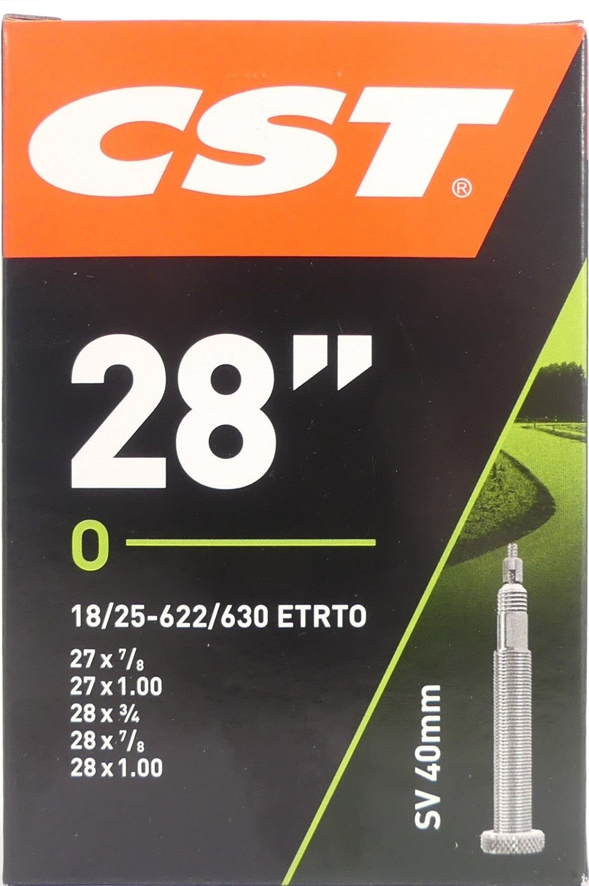 Binnenband CST SV40 28 x 7/8- 18/25-622/630