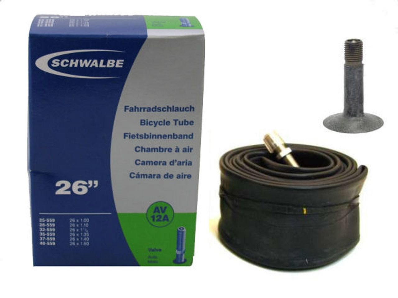 Binnenband Schwalbe AV12A 26- 25/40-559 - 40mm Ventiel