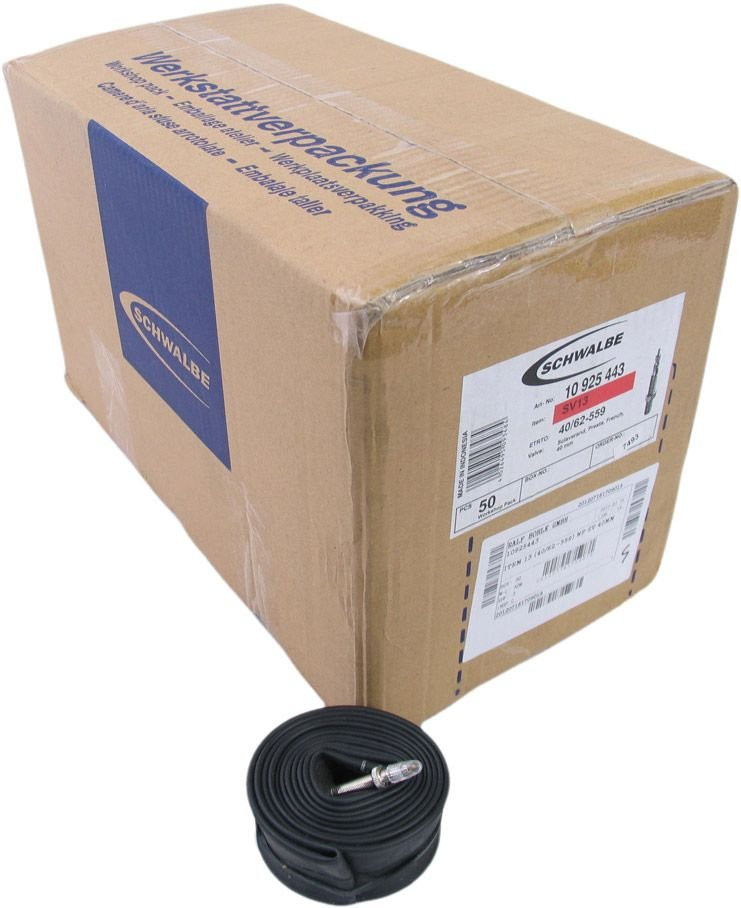 Binnenband Schwalbe SV13 26-40/62-559 - 40mm Ventiel (werkplaatsverpakking á 50 Stuks)