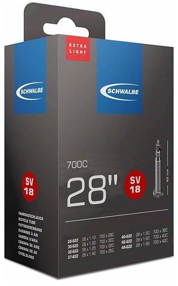 Binnenband Schwalbe SV18 Extra Light 28- 28/47-622/635 - 40mm Ventiel