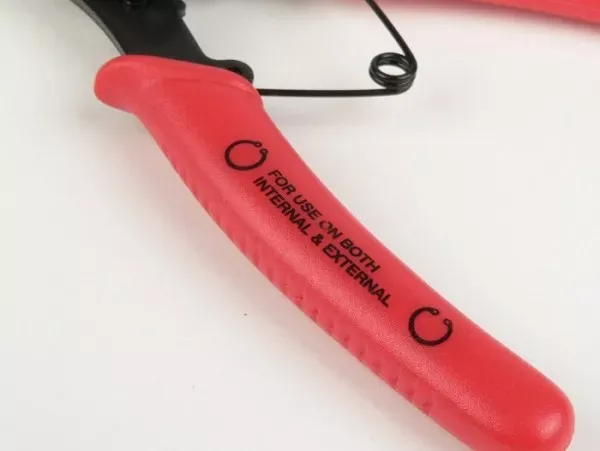 Borgringtang Oem Kwaliteit Voor Binnen en Buitenborgringen ø=10 50mm (Incl 4 Verschillende Koppen 2 Gebogen 2 Recht)