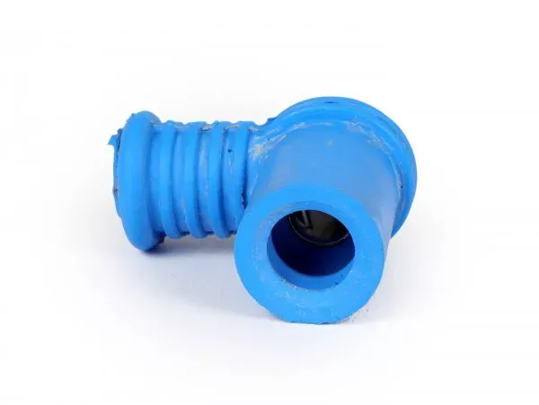 Bougiedop Polini siliconen kort blauw