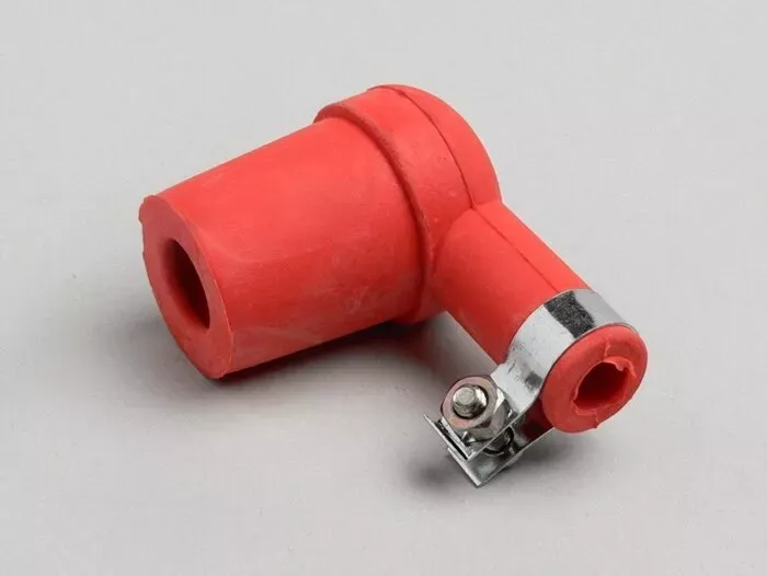 Bougiedop rubber rood