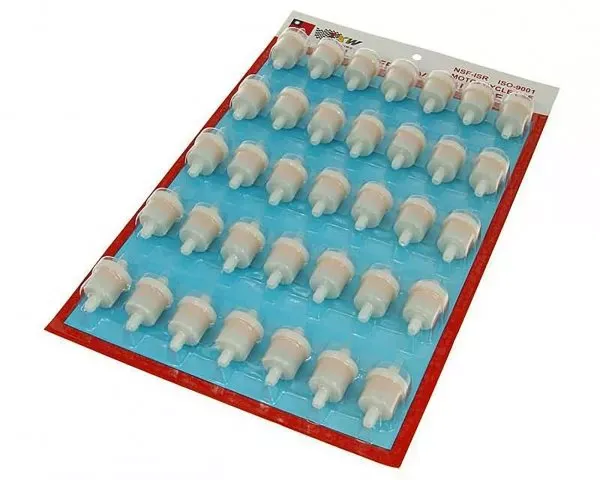 Brandstoffilter 101 Octane 8mm  Hoge Kwaliteit  35 Stuks