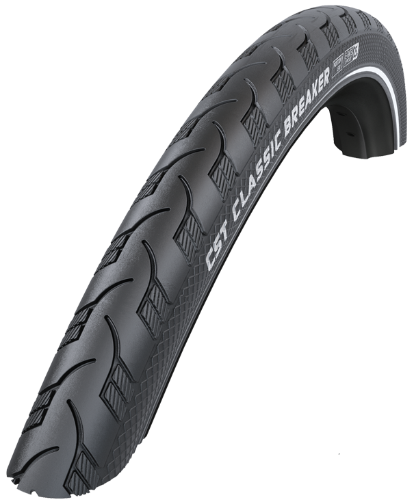 Buitenband CST Breaker 28 x 1.50-40-622mm Zwart Met Reflectie