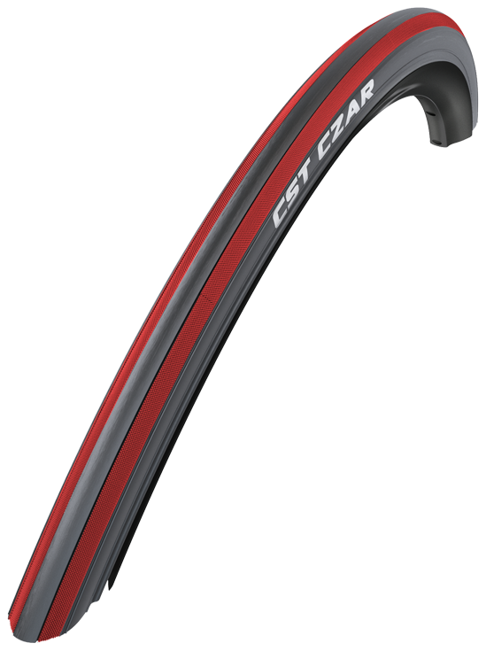 Buitenband CST Czar 28 x 0,90-23-622 mm Zwart Rood