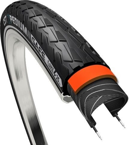 Buitenband CST Xpedium Safe 28 x 1.50-40-622 mm Zwart Met Reflectie