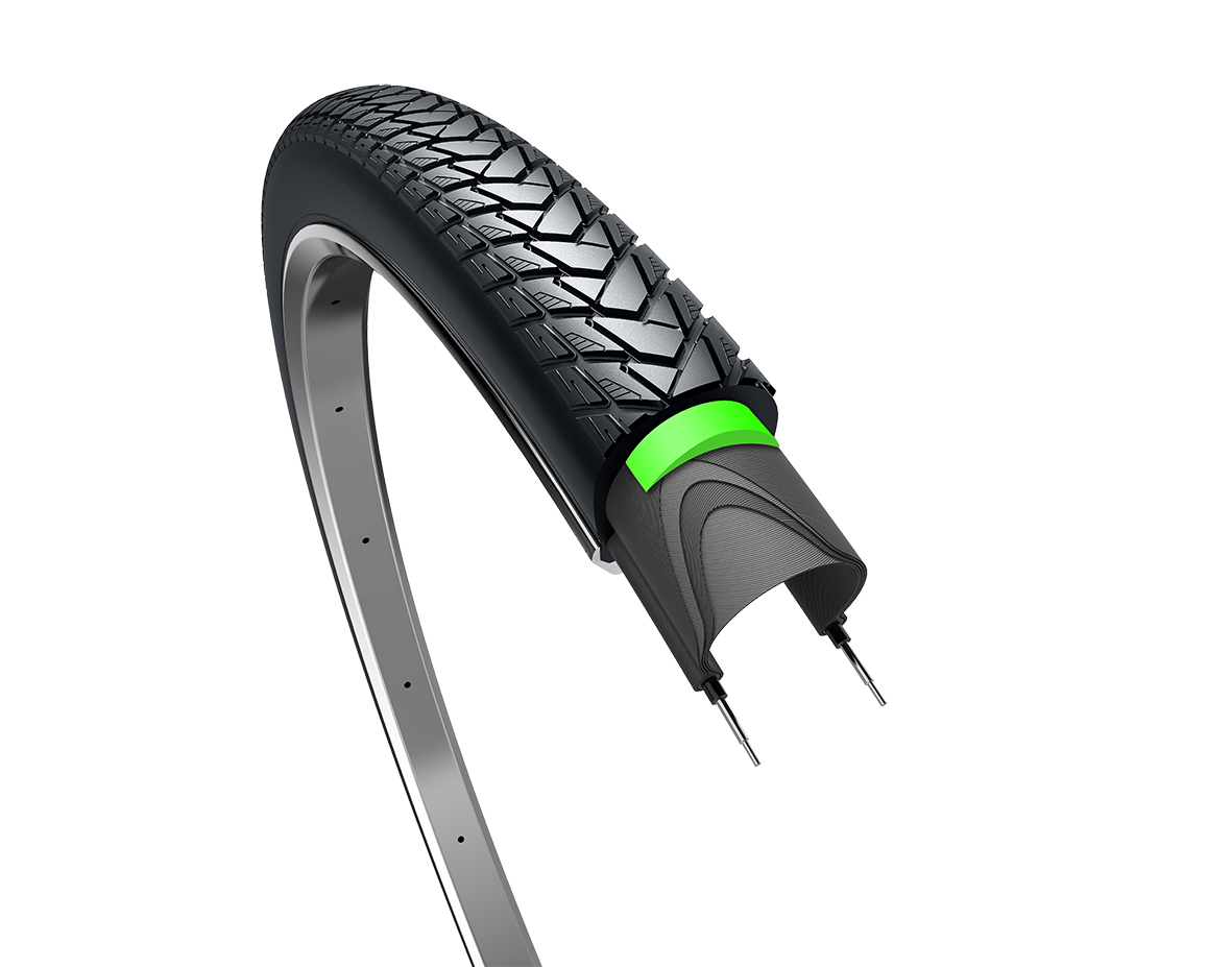 Buitenband Edge Traveller Protect 28 x 1.40-37-622mm Zwart Met Reflectie