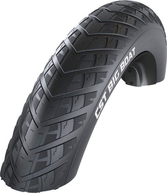 Buitenband Fatbike CST Big Boat 20 x 4.00-100-406 mm Zwart
