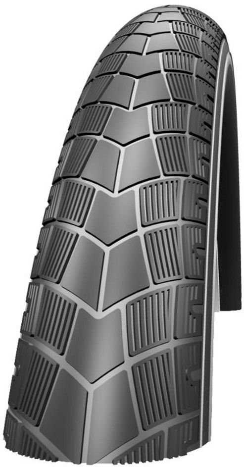 Buitenband Schwalbe Big Apple RaceGuard 26 x 2.35- 60-559 mm Zwart Met Reflectie