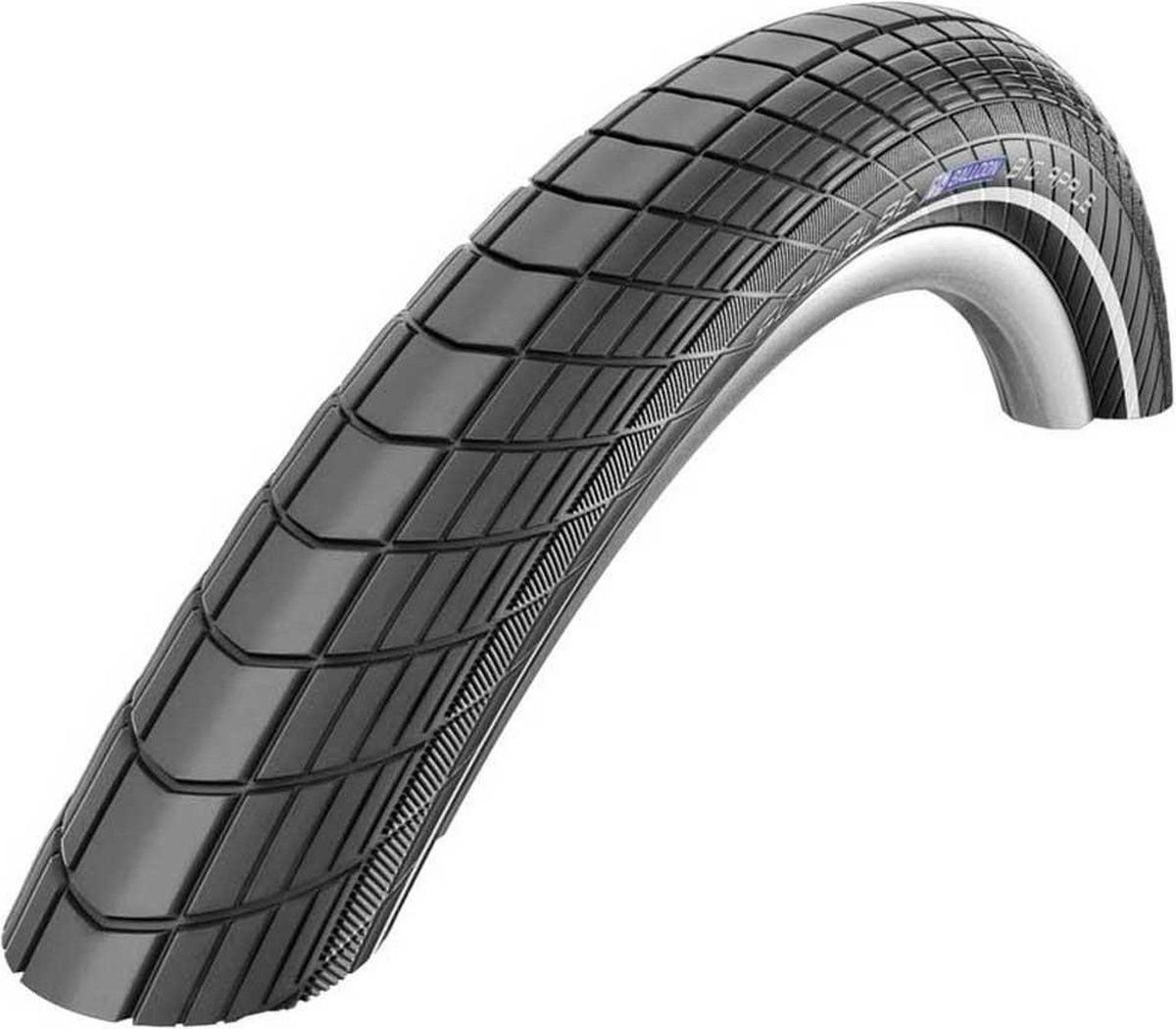 Buitenband Schwalbe Big Apple RaceGuard 28 x 2.35- 60-622 mm Zwart Met Reflectie