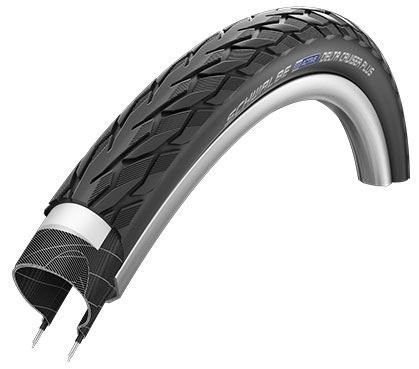 Buitenband Schwalbe Delta Cruiser Plus PunctureGuard 24 x 1 3/8- 37-540 Zwart Met Reflectie