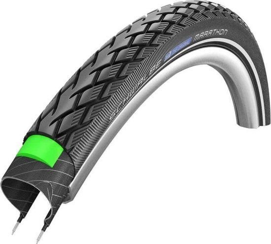 Buitenband Schwalbe Marathon GreenGuard 28 x 1 1/2-40-635 mm Zwart Met Reflectie