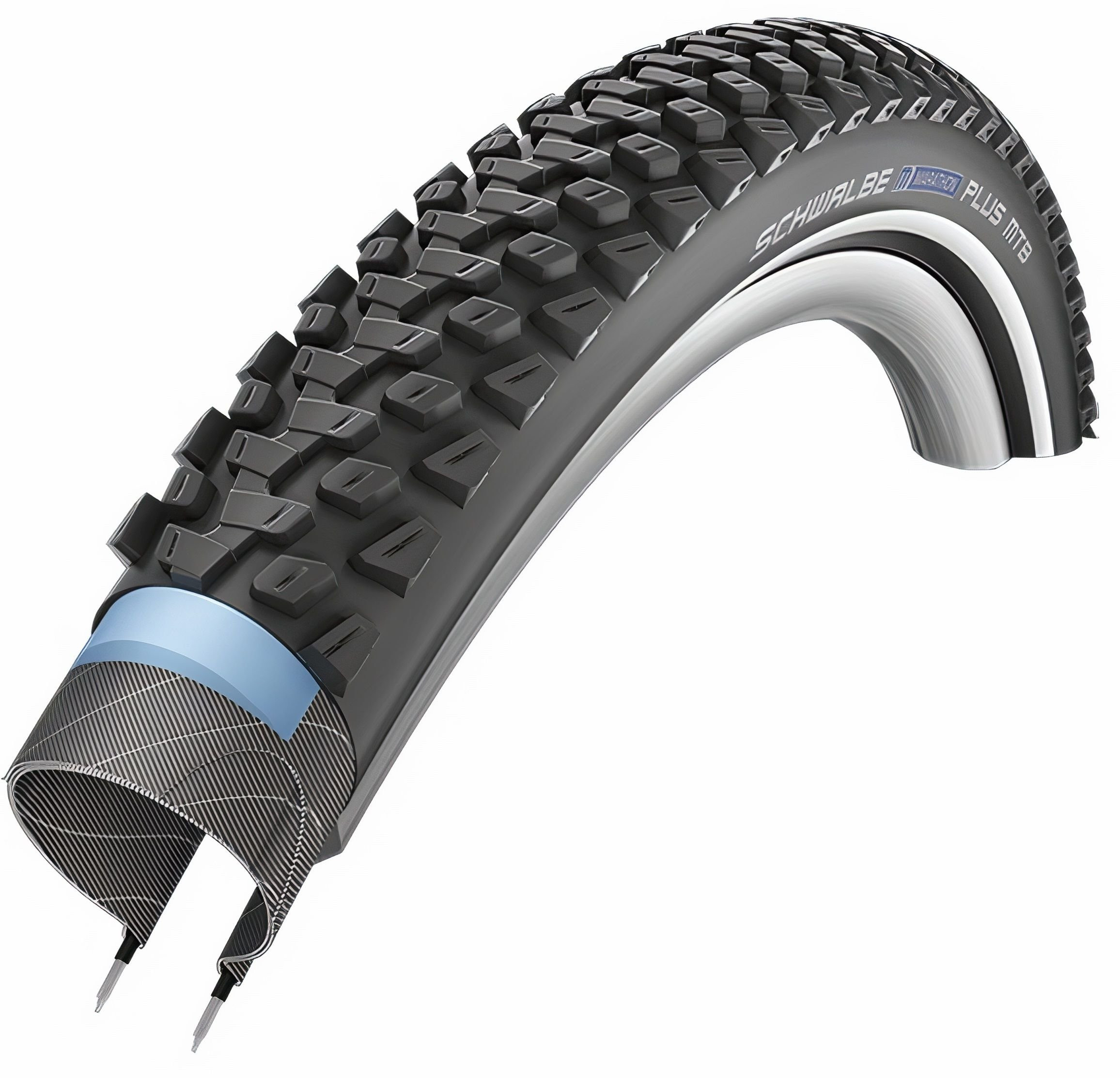 Buitenband Schwalbe Marathon Plus MTB SmartGuard 29 x 2.10-54-622mm Zwart Met Reflectie