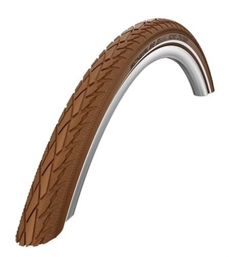 Buitenband Schwalbe Road Cruiser K-Guard 26 x 1.75- 47-559 mm Bruin Met Reflectie