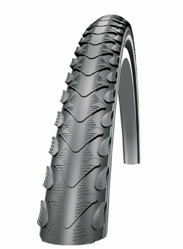 Buitenband Schwalbe Silento K-Guard 26 x 1.75-47-559 mm Zwart Met Reflectie