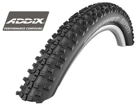 Buitenband Schwalbe Smart Sam Performance 26 x 2.10"-54-559 mm Zwart