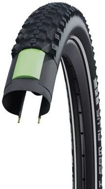 Buitenband Schwalbe Smart Sam Plus DD GreenGuard 29 x 2.10-54-622mm Zwart Met Reflectie