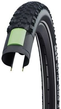 Buitenband Schwalbe Smart Sam Plus DD GreenGuard 29 x 2.25-57-622mm Zwart Met Reflectie