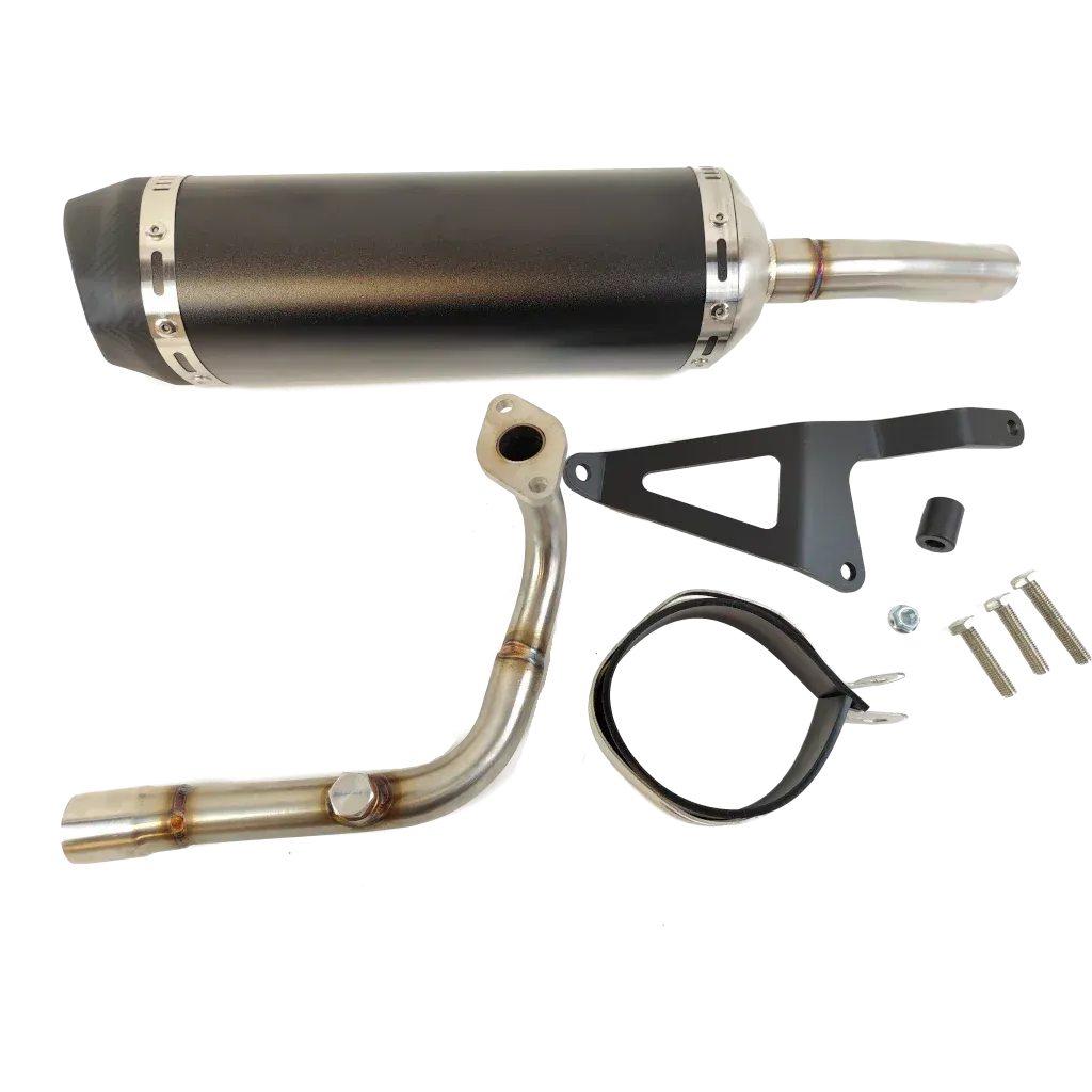 Bullet Racing uitlaat China GY6 - Baotian / AGM / Napoli - 4T Euro 4 / 5