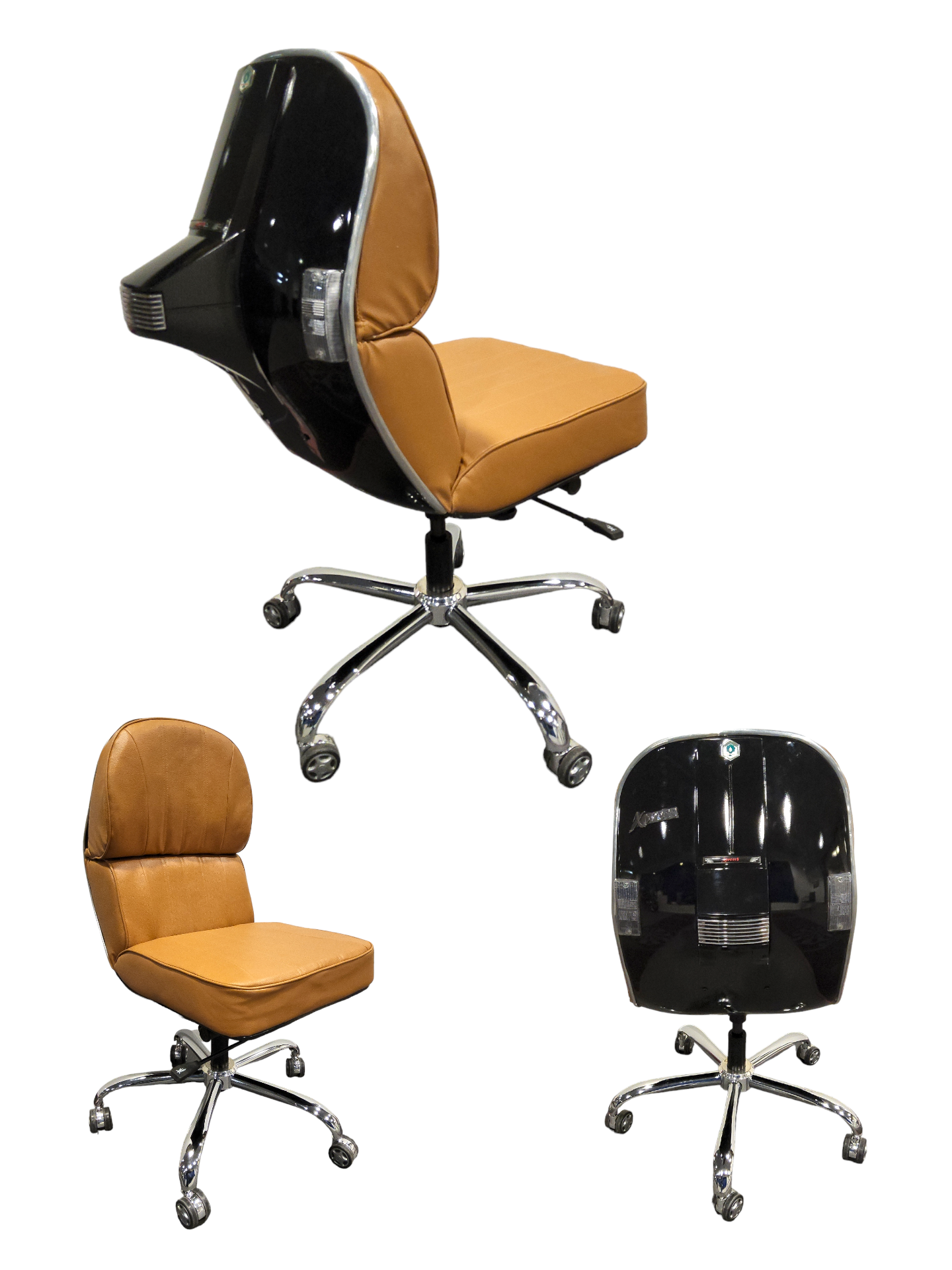 Bureaustoel Vespa Zwart 